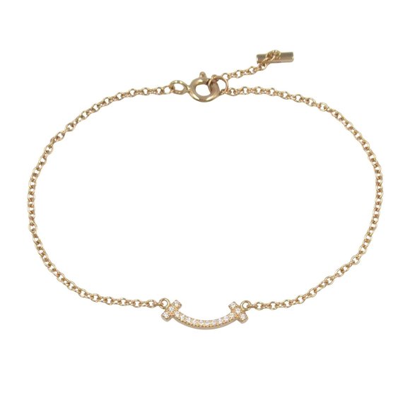 TIFFANY & CO. 18k Yellow Diamond Charm Bracelet - Picture 1 of 8